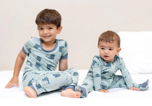 Bamboo Short Sleeve 2pc Pajama Set- Ying Yang
